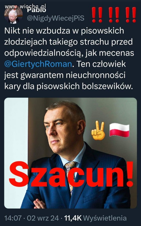 Jestem ciekaw co pis takiego