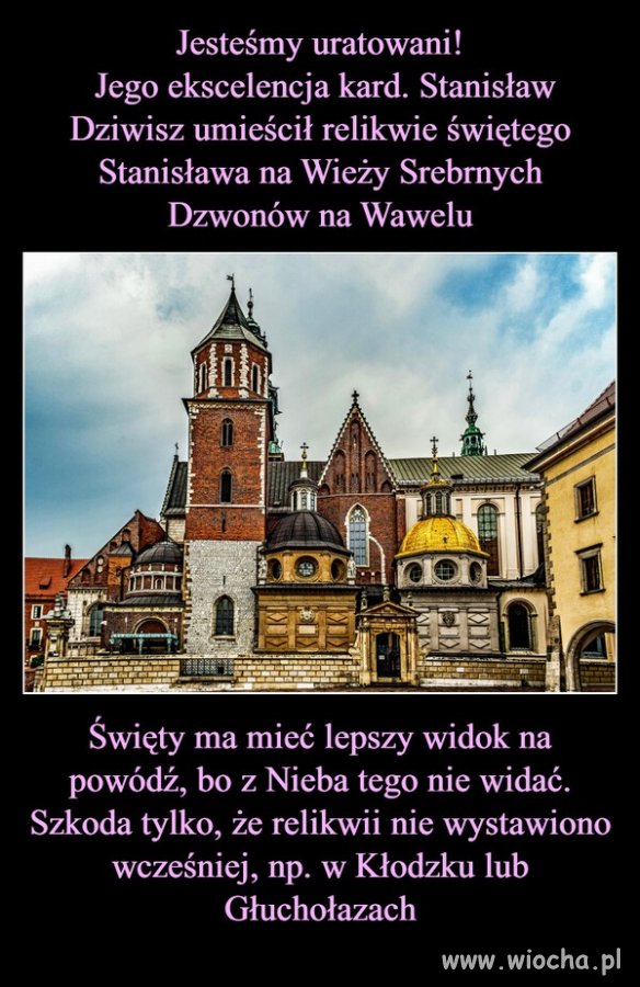 Kolejny dowód na to, że wiara czyni czuba !