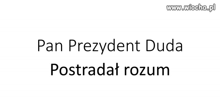 Czy Duda jest zdrajcą?
