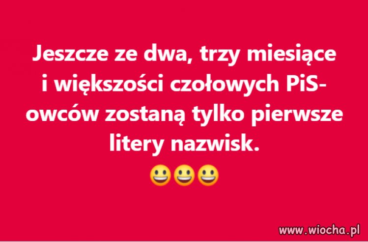 I tak ma być !