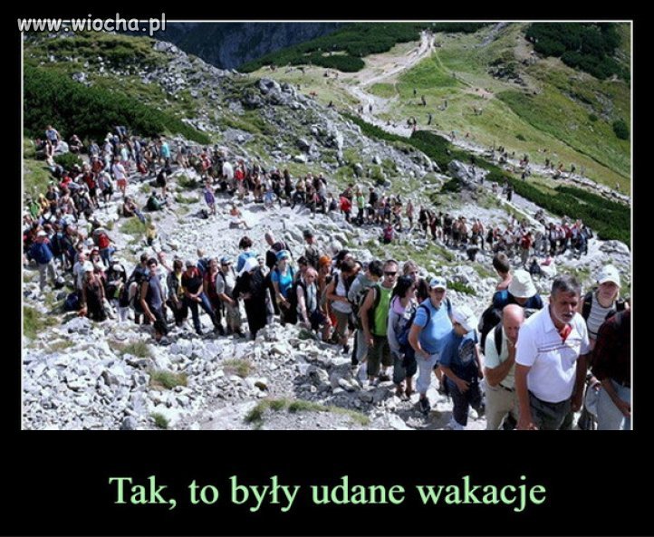 Stonka turystyczna...Tak. To jest szlak na Giewont.