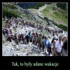 Stonka turystyczna...Tak. To jest szlak na Giewont.