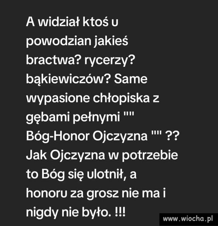 Ktokolwiek widział, ktokolwiek wie ...