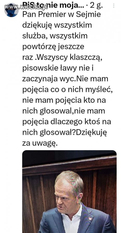Po prostu nie lubią Tuska