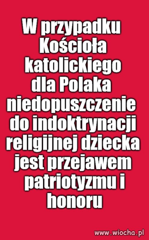 Kaprawym okiem ateisty patrząc ...