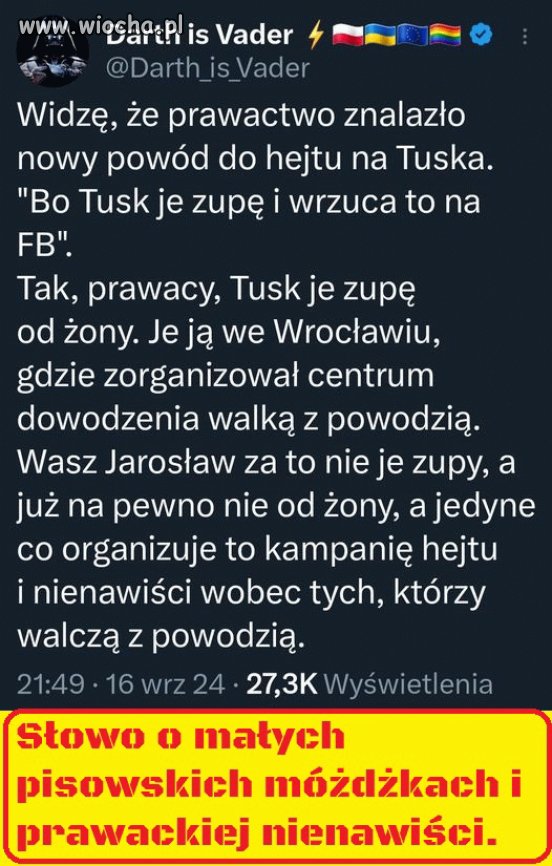 Pisowcom już nawet jedzenie zupy nie pasuje