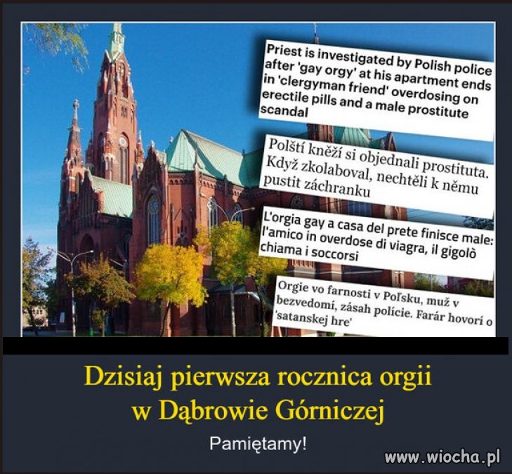 Czy sekta koscioła odprawi uroczyste nabożeństwo?