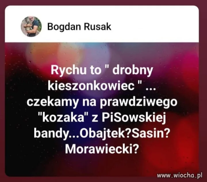 Rysio to taki pikuś ...