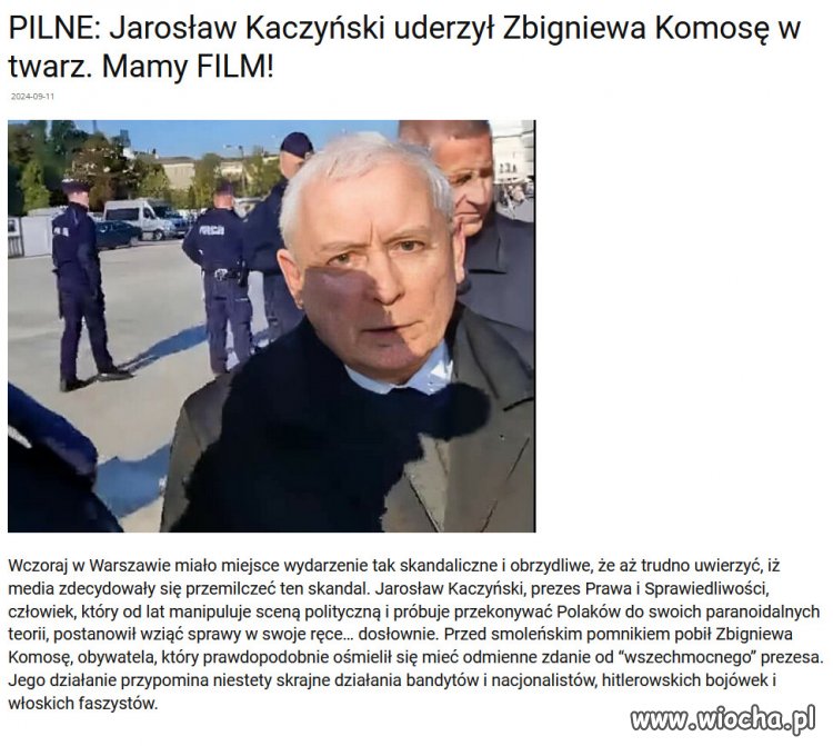 Kaczyński traci kontrole, pokazując prawdziwe oblicze!
