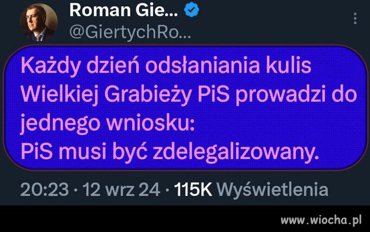 Zgadzam się w pełni z Romanem Giertychem !