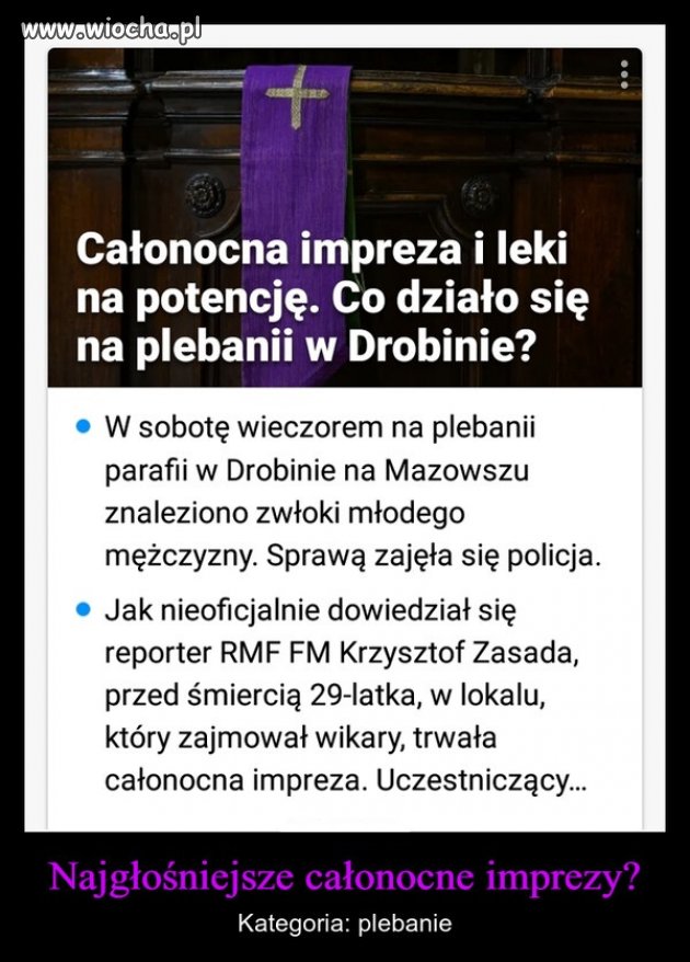 Patrzcie parafianie jak się za waszą kasę bawią...