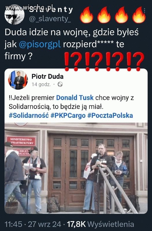 Gdzie byłeś łajzo jak PIS ich pogrążał?