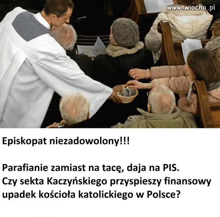 Episkopat odnotował drastyczny spadek wpłat