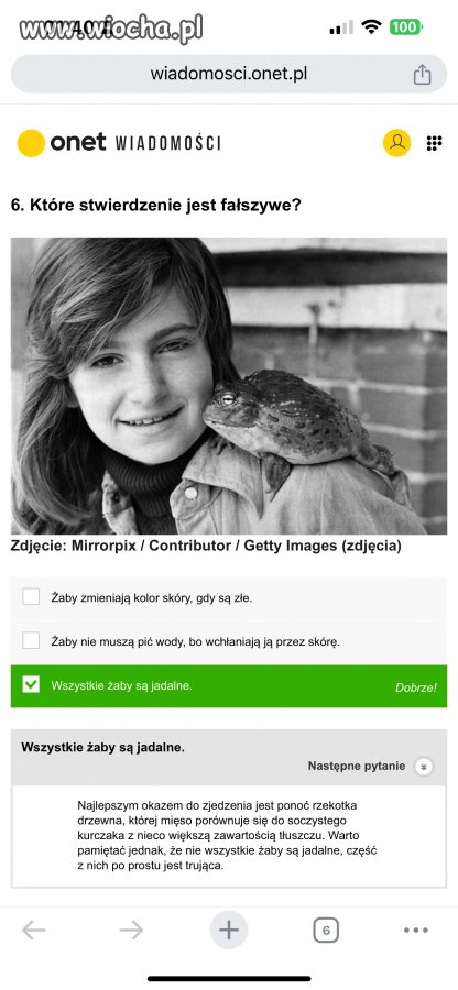 Żaby jadalne i żaby niejadalne 