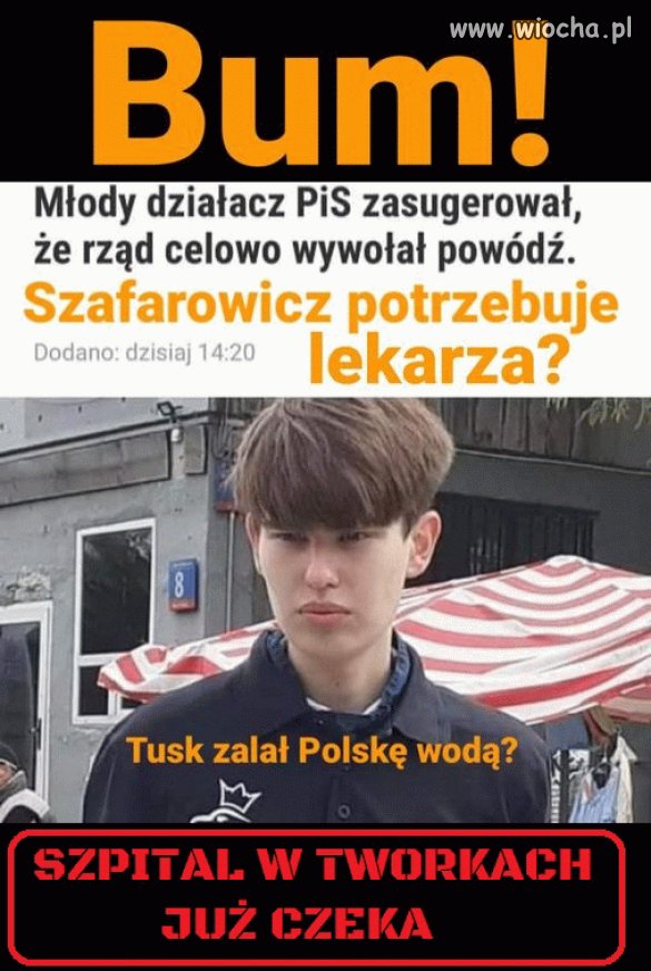 No to dowalił…