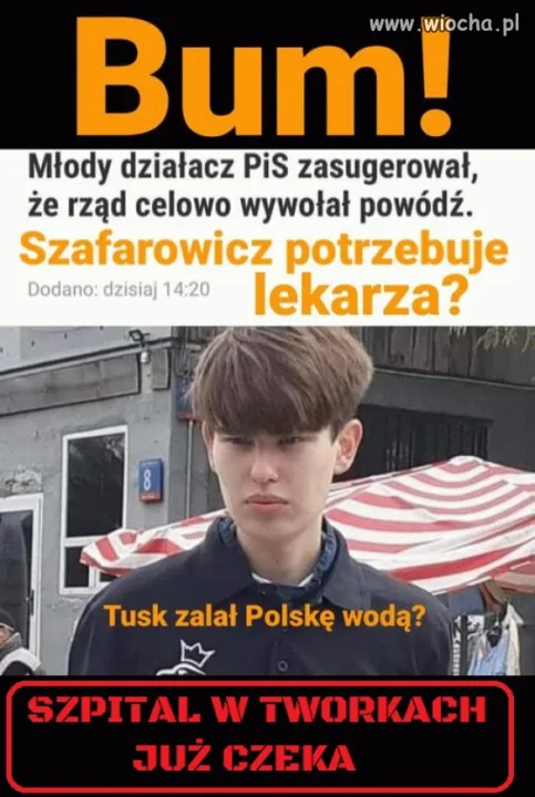 No to dowalił…