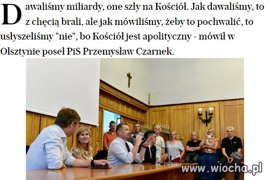 Czy Czarnek właśnie przyznał że wydali miliardy