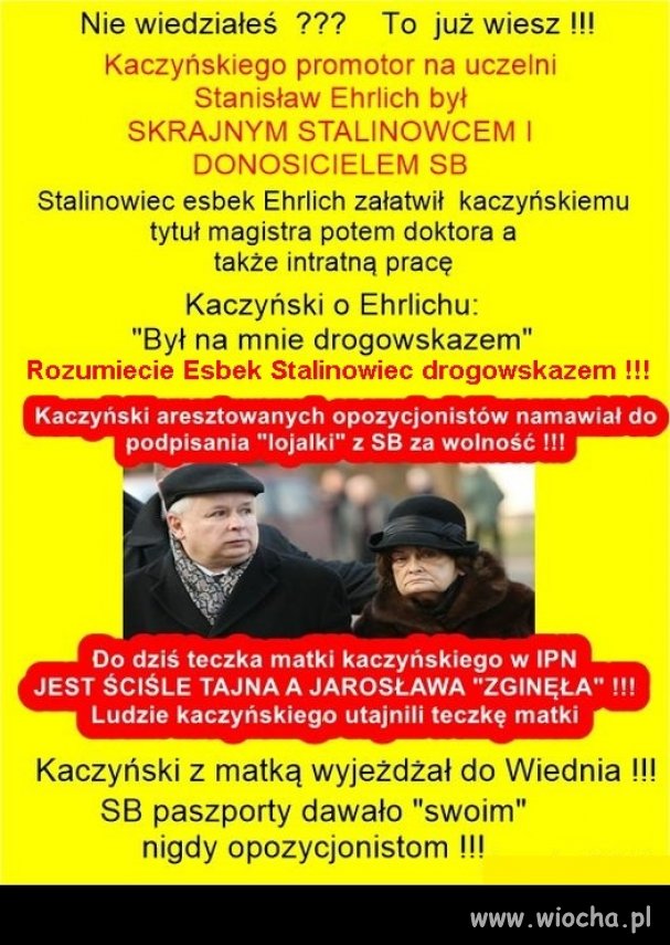 Taki był z niego antykomunista niezłomny ...
