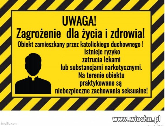 Taka tabliczka powinna wisieć