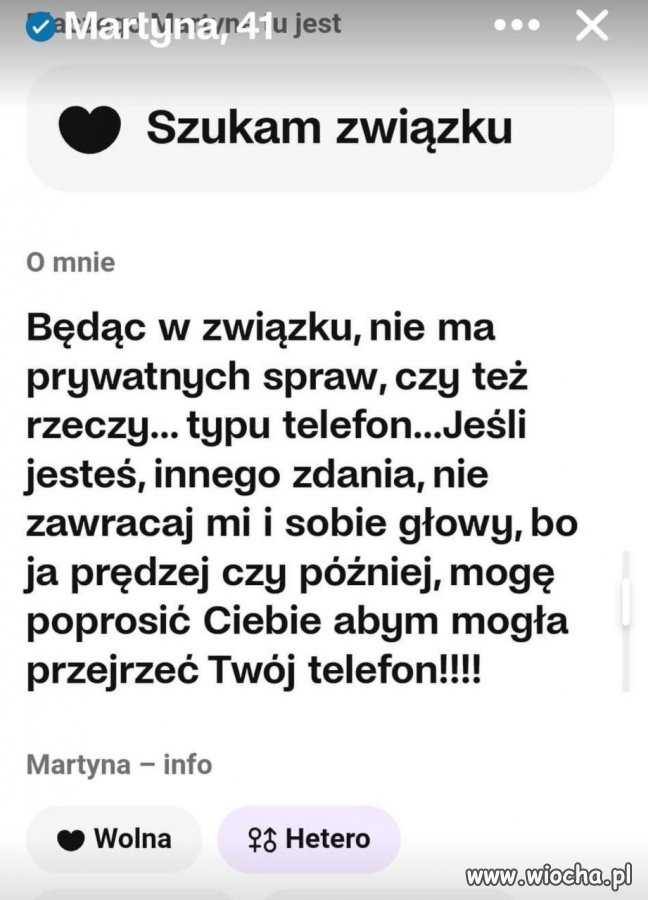 Karyna stawia warunki 