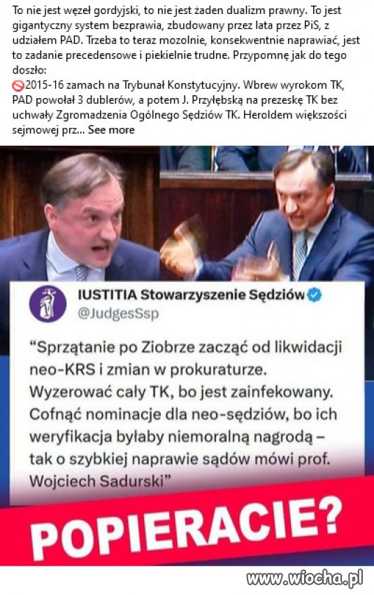System prawny PiSu to system bezprawia i dyktatury