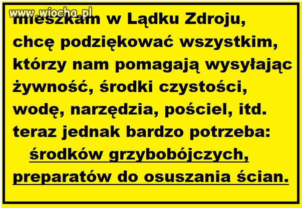    Wielka pomoc