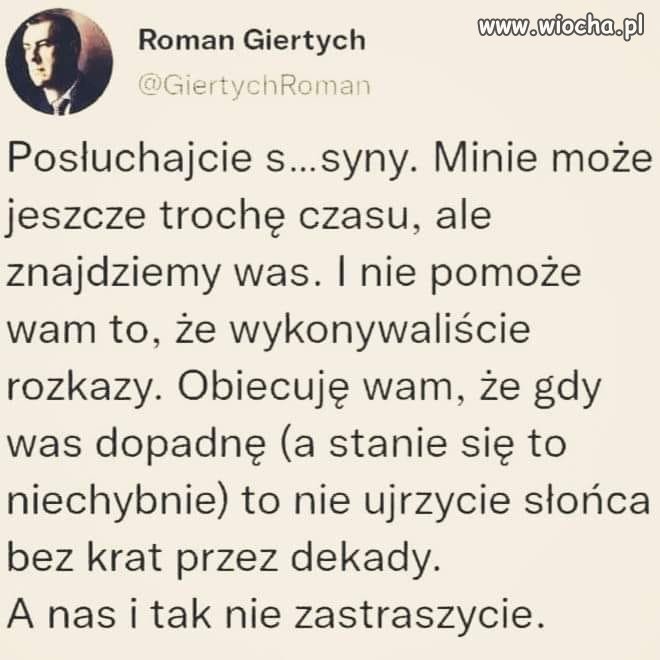 Czy s...syny słuchają? Słychać wycie?
