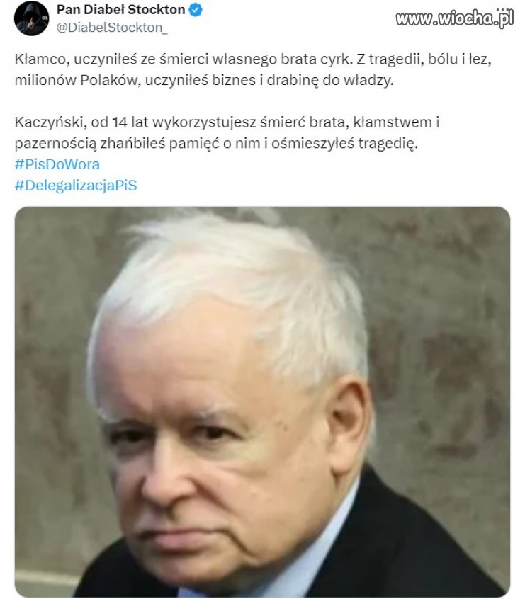 Z tragedii, bólu i łez, milionów Polaków,