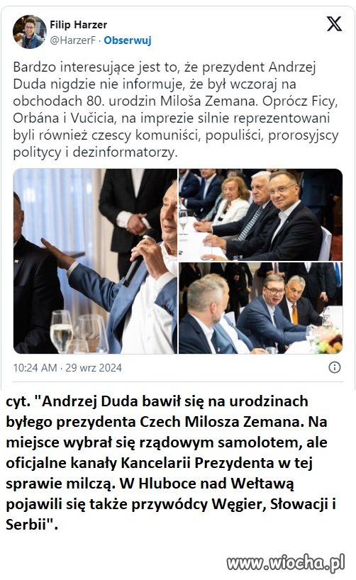 Duduś na ruskiej imprezie...