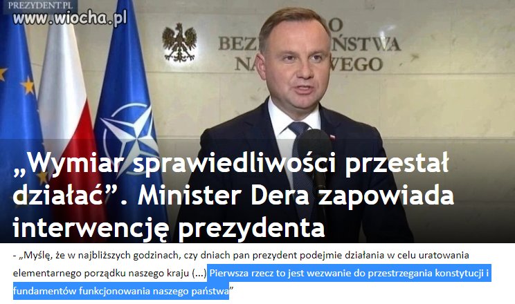 Duda ma tyle z konstytucją wspólnego