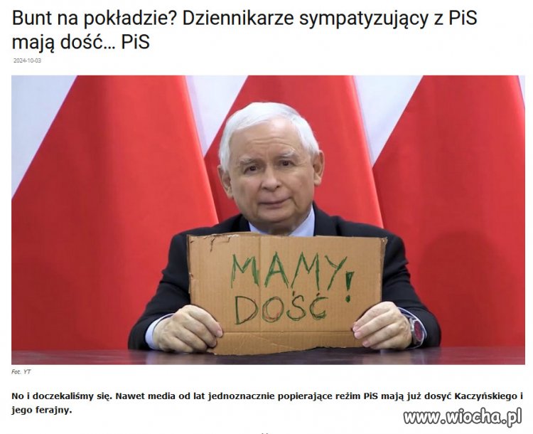 No Money, No Honey...nikt za frajer nie popiera PiSu!