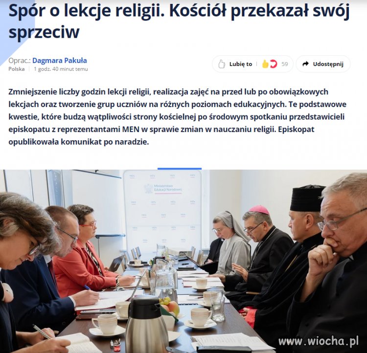 Rękami nogami bronią religii w szkołach.