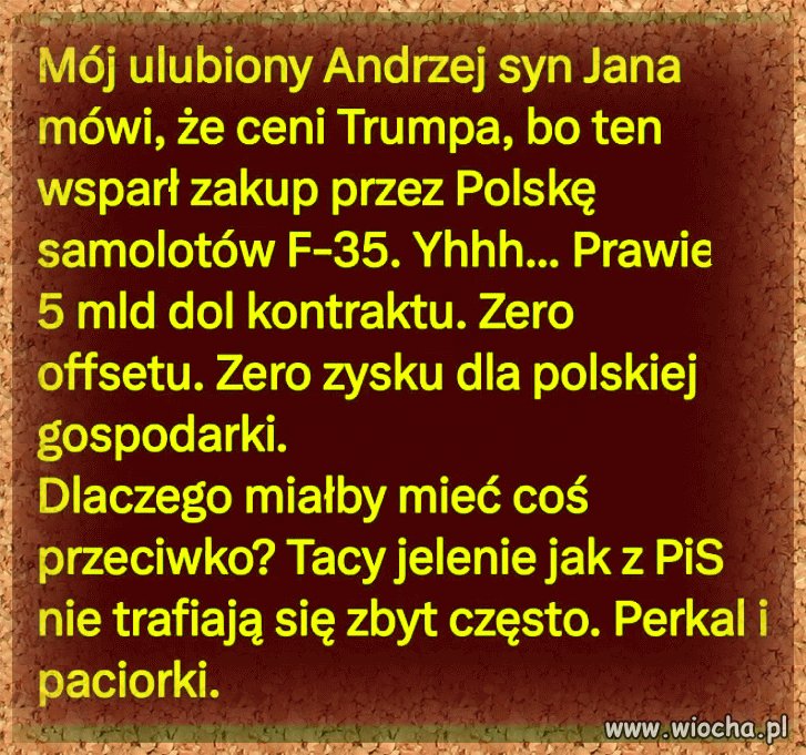 Anżej to takie duże dziecko