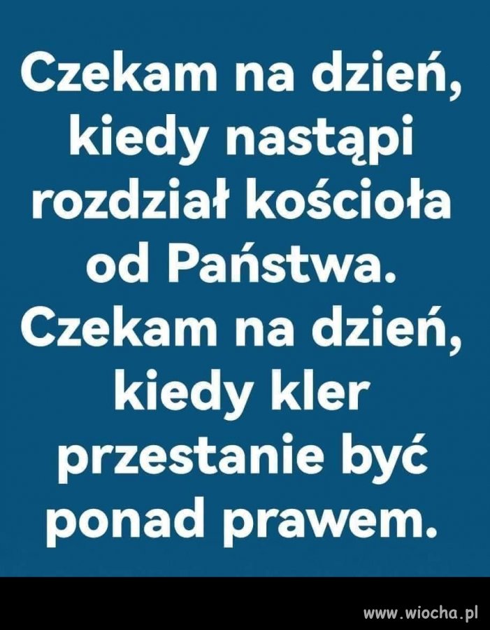 Doczekamy się. Sprawy idą w dobrą stronę ... 