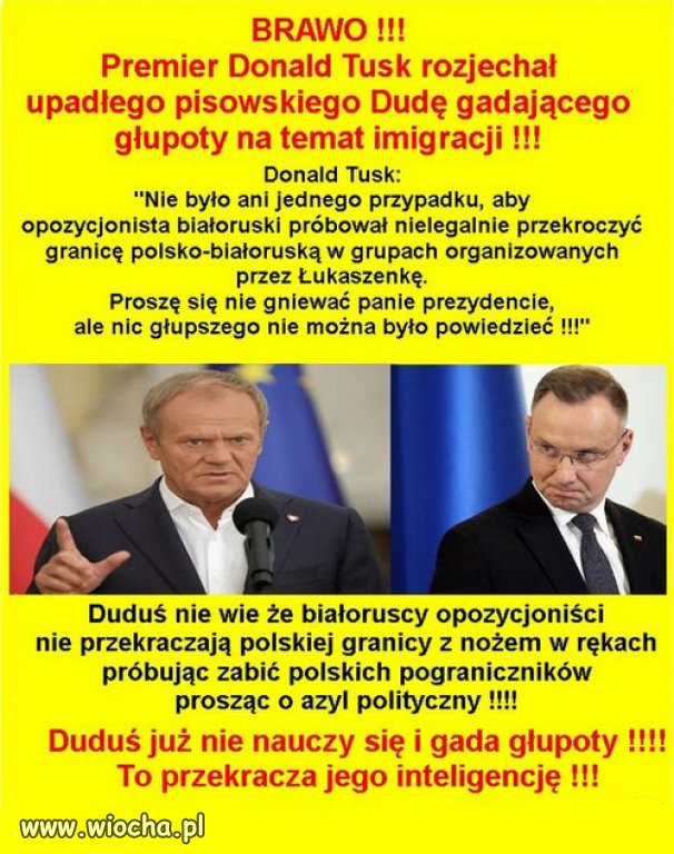 Osiem lat a niczego się nie nauczył! Odporny na wiedzę!