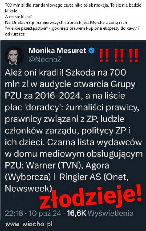 "Co większe niż wesz, to bierz!" - program polityczny PiSu!