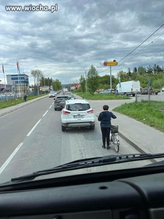 Gdzie jesteś?...Stoję w korku