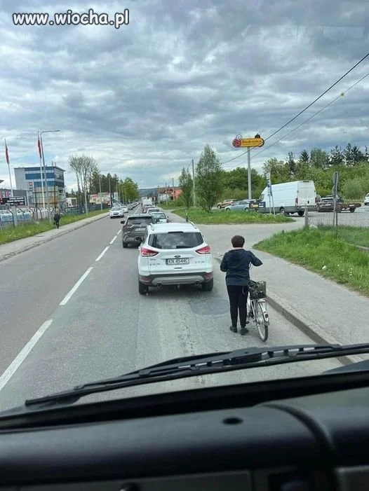 Gdzie jesteś?...Stoję w korku