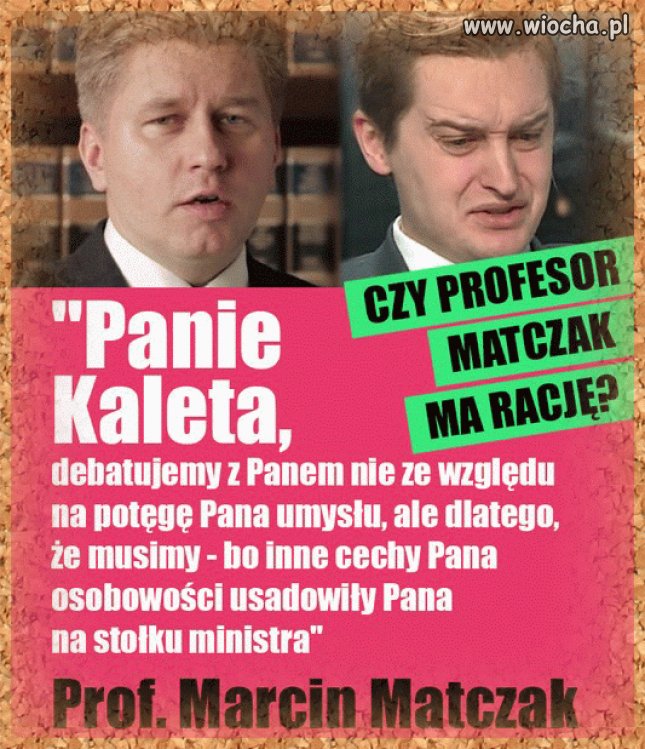 Oczywiście, że profesor Matczak ma rację