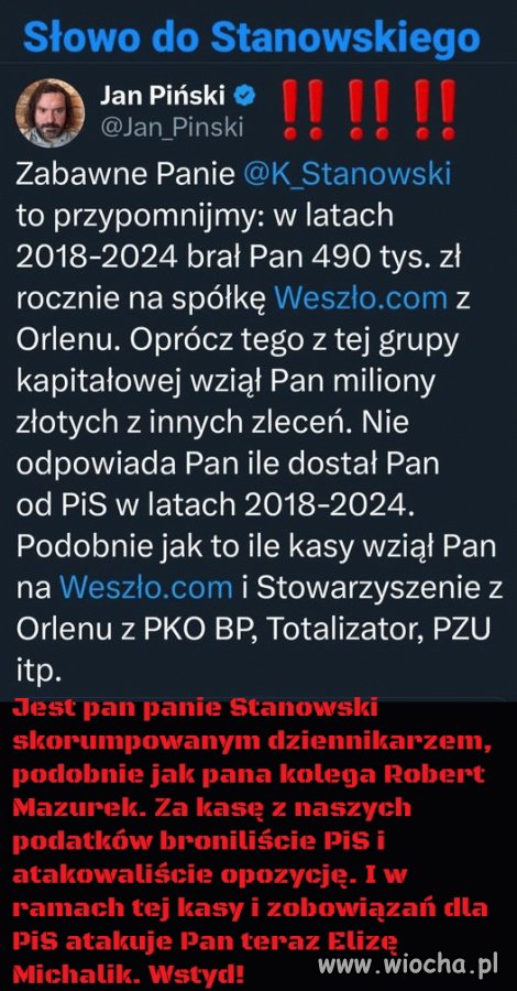 Słowo do Stanowskiego