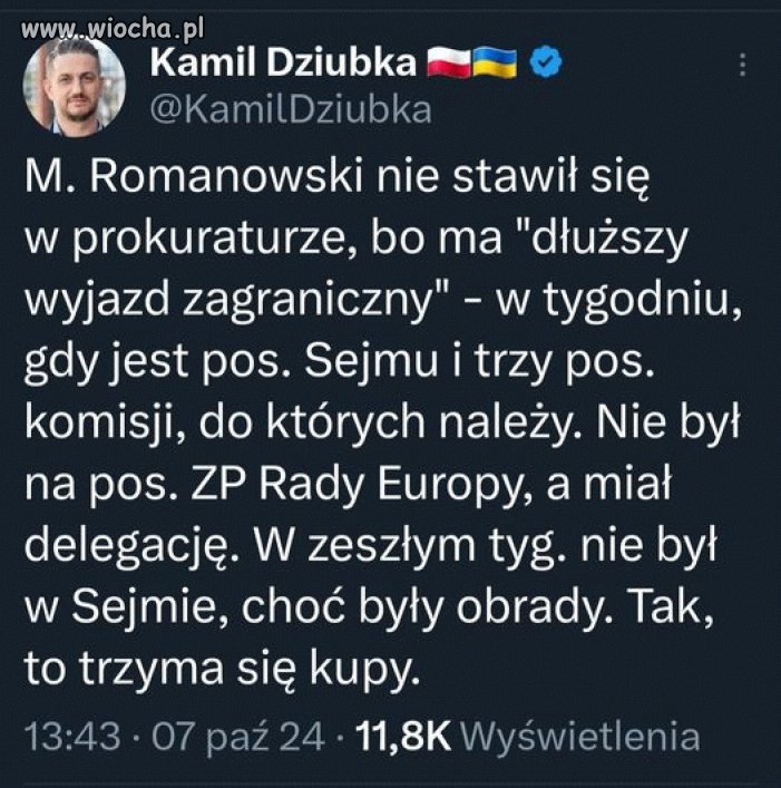 Po prostu zwiał