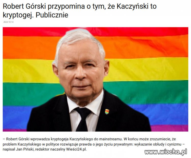 Pokazuje, jak nieuczciwy i fałszywy jest ten człowiek.