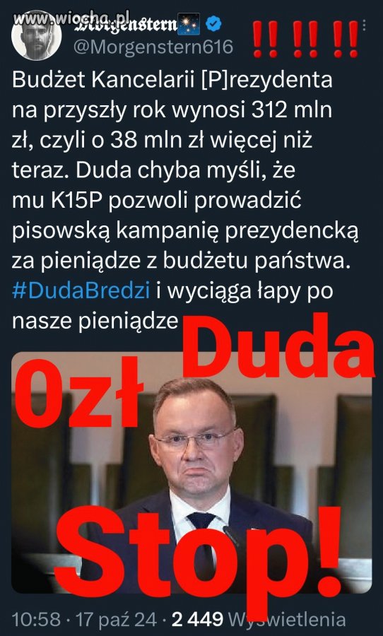 Anżej i przyjaciele jeszcze chcą się nachapać