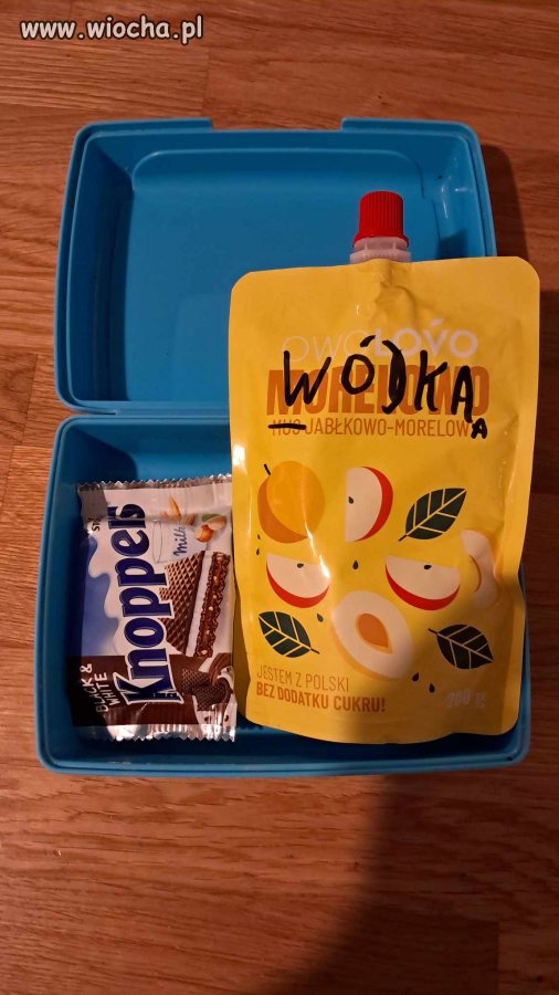 A czy ty skontrolowałeś dziecku śniadaniówkę?