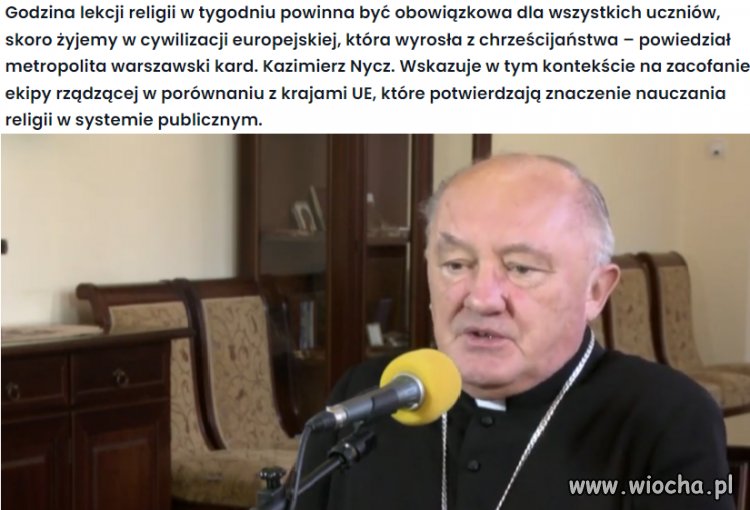 Kardynała już do reszty pogieło