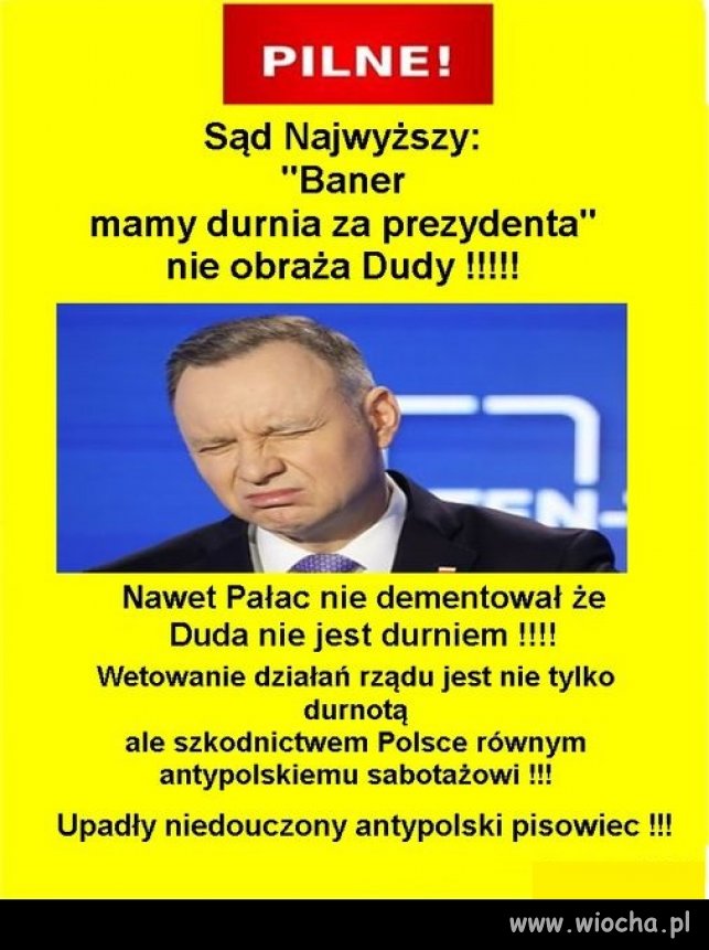 Dudy obrazić się nie da !