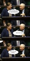 Brudny, źle ubrany, obsypany łupieżem 