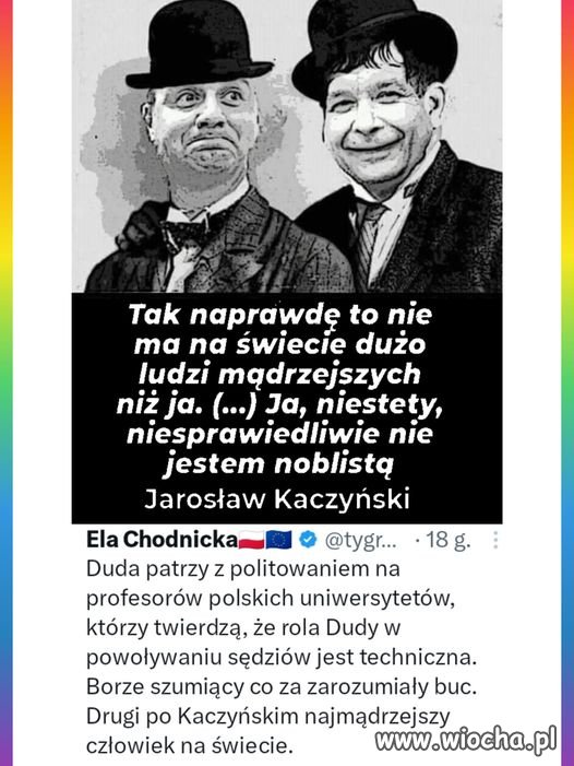 Nie ma tak mądrego jak tych dwóch