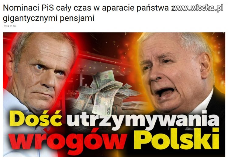 Tuczenie pisowskich szkodników, nadal trwa!