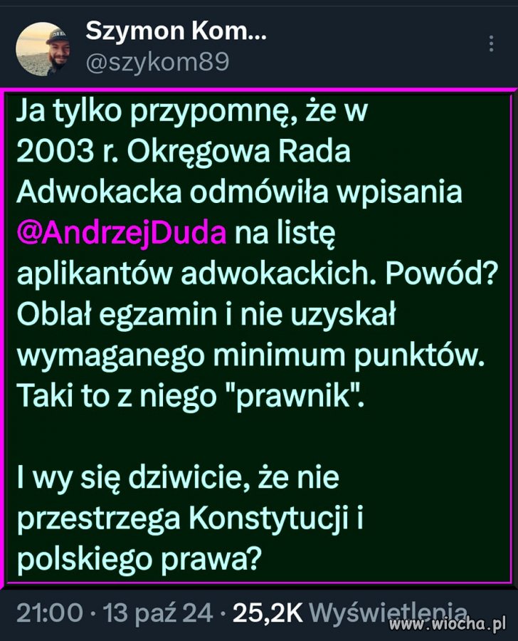Taki z niego prawnik jak z koziej dudy trąbka ...